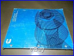 Cummins V/VT-903 VTB-903 C. I. D. Turbo Diesel Engines Factory Shop Manual ca 1980