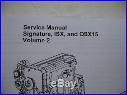 DISC 2013 Cummins Diesel Factory SERVICE MANUAL Signature ISX QSX15 Engines Shop
