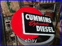 Die Cut Cummins Diesel Sign Dodge Truck Engine Shop Garage Gas Oil Turbo Mopar