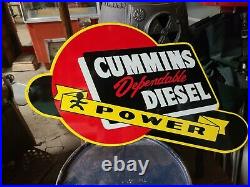 Die Cut Cummins Power Diesel Sign Dodge Truck Engine Shop Gas Oil Turbo Mopar