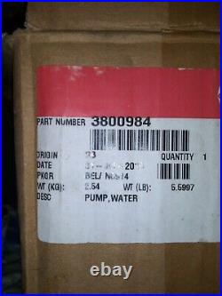 Diesel Engine Water Pump Genuine OEM CUMMINS 3800984 water pump (new in box)