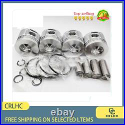 Engine Piston kit for Cummins B3.3 Diesel Engine Forklift Truck Excavator 4 PCS