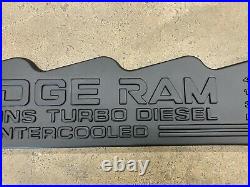 Engine Valve Cover Top Plate Trim 1992 12 Valve Dodge Ram Cummins Diesel 5.9L