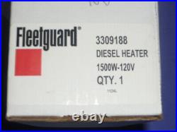 Fleetguard 3309188 Cummins Diesel Engine Coolant Heater NEW