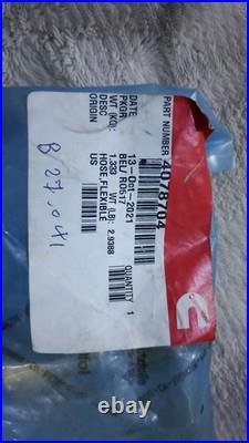 Genuine Cummins 4078704 Flexible Hose Diesel Engine K38 K50 QSK