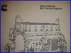 Good Cummins Diesel Factory SHOP MANUAL M11 Series Engines Service Repair OEM