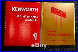 Kenworth Truck Maintenance Manual VTG 1974 Cummins Engine Parts Catalog Diesel