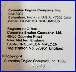 Lot CUMMINS C Series Diesel Engine Repair Shop Service Manual Troubleshooting 6c
