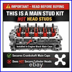 Main Stud Replacement Kit For 1989-98 Dodge Cummins 5.9L 12V Turbo Diesel Engine