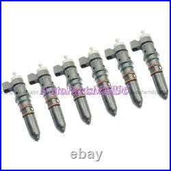 New 6pcs 3411821 Fuel Injector Fit for Cummins ISM11 M11 QSM11 Diesel Engine