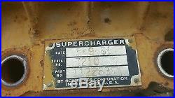 Old cummins motor engine blower super charger nhs NHS-6-1F iron lung 220 nh220