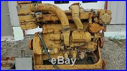 Old vintage cummins motor engine nhs NHS-6-1F iron lung pipe manifold water 220