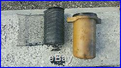 Old vintage cummins motor engine oil filter housing hs NHS-6-1F iron lung 220