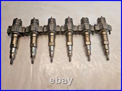 Set of 6 Cummins 8.9L ISC/ISL Diesel Engine CR Fuel Injectors 4954927 OEM