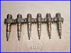Set of 6 Cummins 8.9L ISC/ISL Diesel Engine CR Fuel Injectors 4954927 OEM