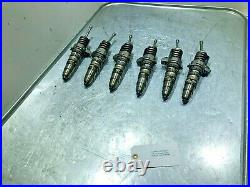 Set of 6 Cummins QSX15 DOHC Diesel Engine Fuel Injectors 4062569 ISX15 OEM
