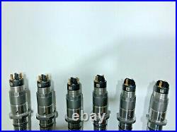 Set of 6 Genuine Cummins Diesel Engine Injectors 5263308 OEM