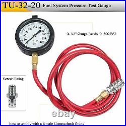 Kastar TU-32-20 Fuel System Pressure Test Gauge - Compucheck