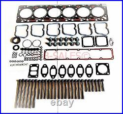 UPPER Gasket KIT with THICK. 020 Head Gasket + BOLTS for Cummins 89-98 12V 5.9 6BT
