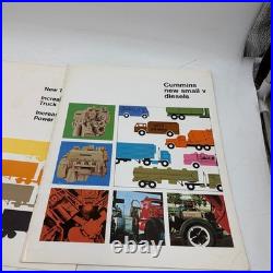 Vintage Cummins Diesel Engine Truck Sales Brochures 903 V8 NTC Advertising Lot