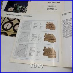 Vintage Cummins Diesel Engine Truck Sales Brochures 903 V8 NTC Advertising Lot