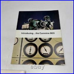 Vintage Cummins Diesel Engine Truck Sales Brochures 903 V8 NTC Advertising Lot