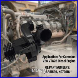 Water Pump For Cummins V28 VTA28 Diesel Engine AR51599 4072616 3011723