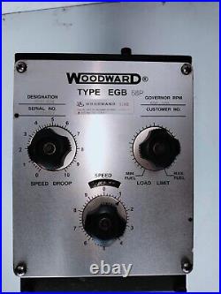 Woodward Egb-58p Governor 500-950 RPM Designation 8241-824 S/n 17356467