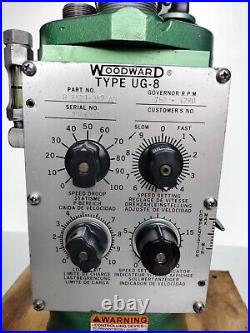 Woodward Ug-8 750-1280 RPM P/n R 8521-367 Ad S/n 2384397