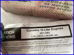 Zero Start 860 0015 Cummins 10 Liter DIESEL ENGINE 611 CID L10 LTA10 L10 240