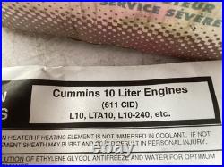 Zero Start 860 0015 Cummins 10 Liter DIESEL ENGINE 611 CID L10 LTA10 L10 240